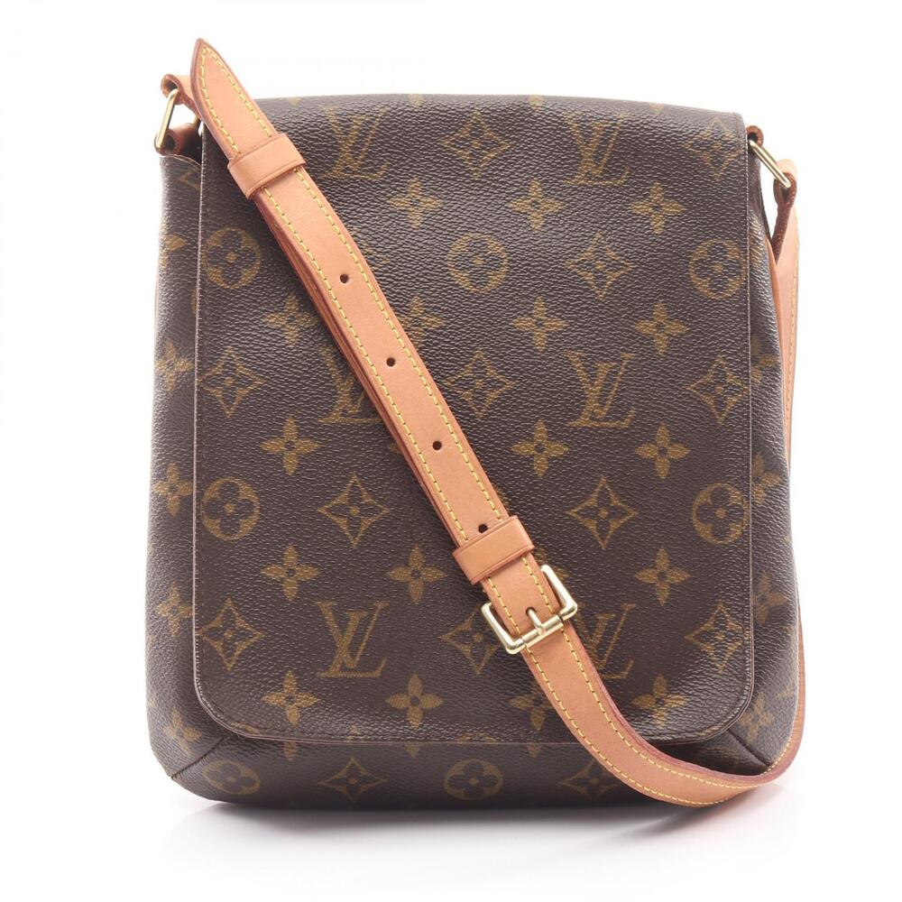 Louis Vuitton Musette Salsa Short Strap Shoulder Bag Canvas Leather Monogram